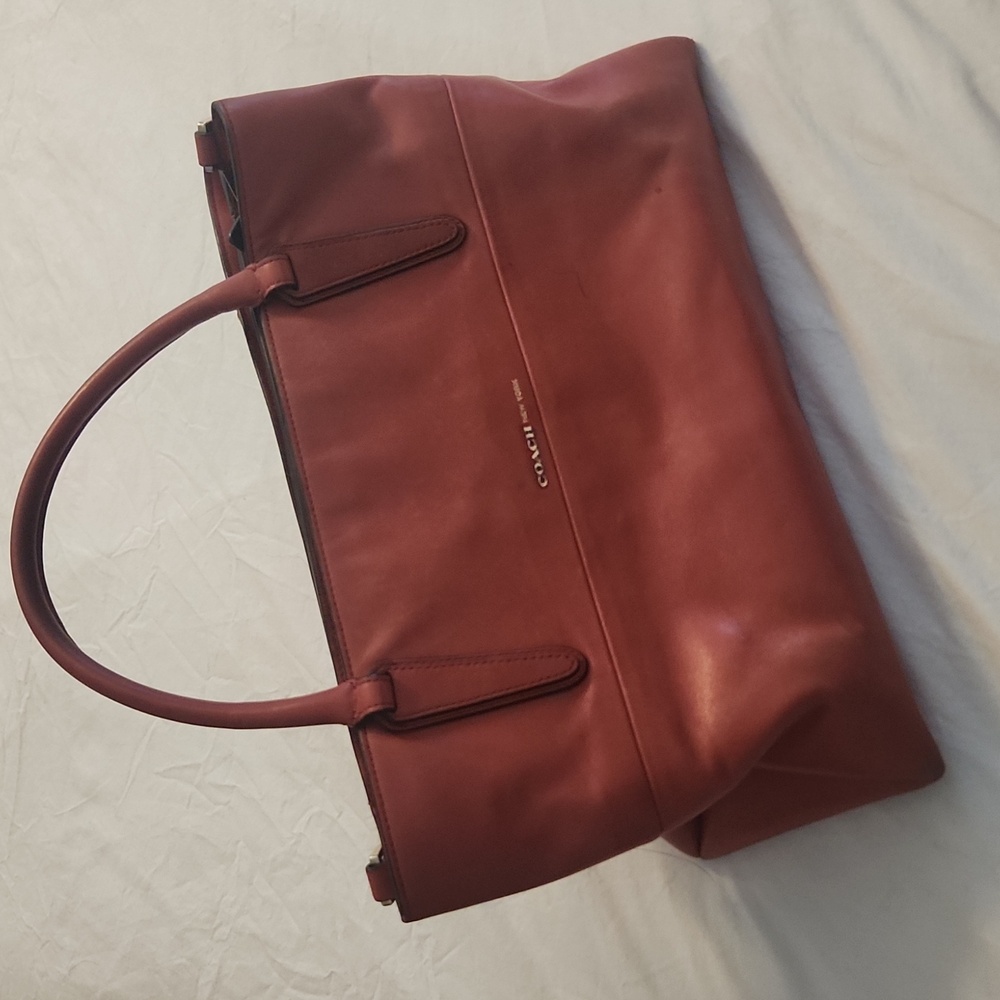 Coach Red Tote